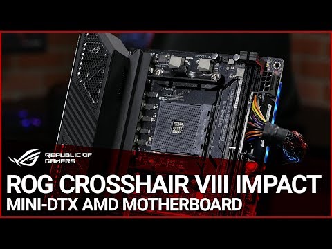 Pagrindinė plokštė ASUS ROG Crosshair VIII Impact video