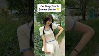 Fun things to do in Summer Vacations🌷 Instead of Scrolling! #shortsvideo