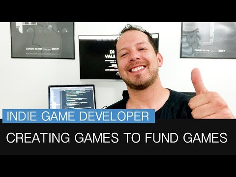 Creating games to fund games for indie game developers