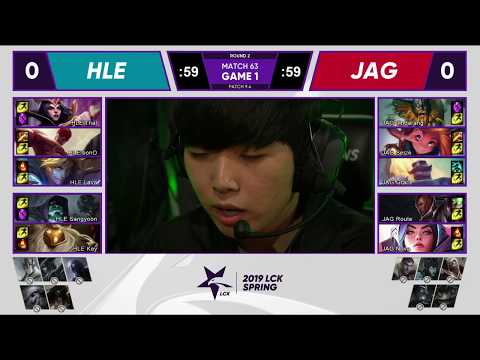 HLE vs JAG Game 1 FULL W7 D3 |Hanwha Life Esports vs Jin Air Green Wings| LCK Spring Split 2019