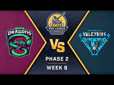 SMITE Pro League Phase 2 Week 6 Jade Dragons Vs Valhalla Valkyries