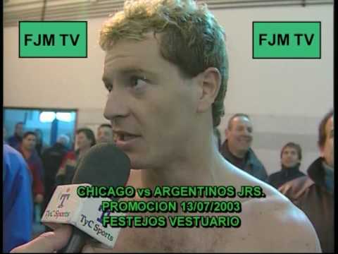 NUEVA CHICAGO ARGENTINOS 2T (PROMOCION 13-07-2003) FESTEJOS