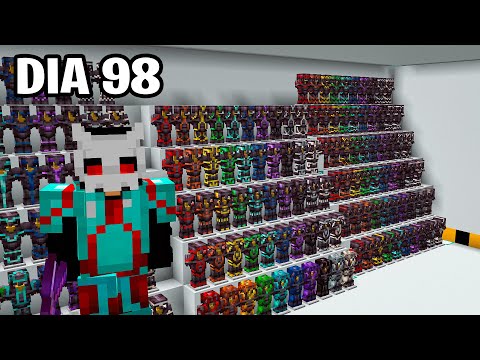 EU SOBREVIVI 100 Dias FAZENDO PROJETOS LENDÁRIOS no Minecraft - O FILME