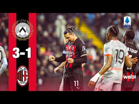 Zlatan's first-half penalty not enough | Udinese 3-1 AC Milan | Highlights Serie A
