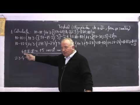 1/2 Lectia 882 Rezolvam si discutam testul de la olimpiada de matematica - Faza pe scoala - Clasa 4