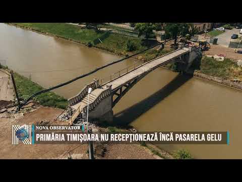 Timișoara City Hall has not yet received the Gelu Bridge