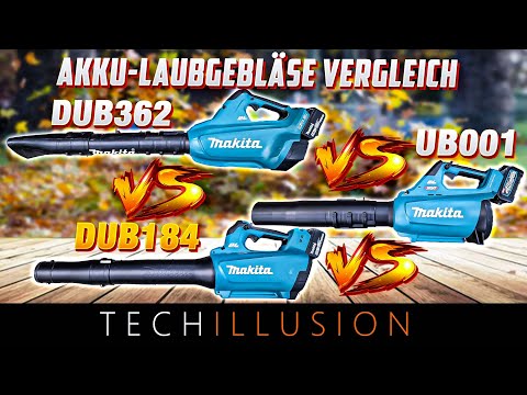 🔥DER ULTIMATIVE GEBLÄSE VERGLEICH!😨😱 ALLE MAKITA Akku GEBLÄSE! UB001 vs DUB362 vs DUB184 Laubgebläse