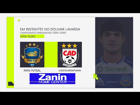 PATO FUTSAL X GUARAPUAVA - AGORA - PARANAENSE DE FUTSAL 2022 AO VIVO