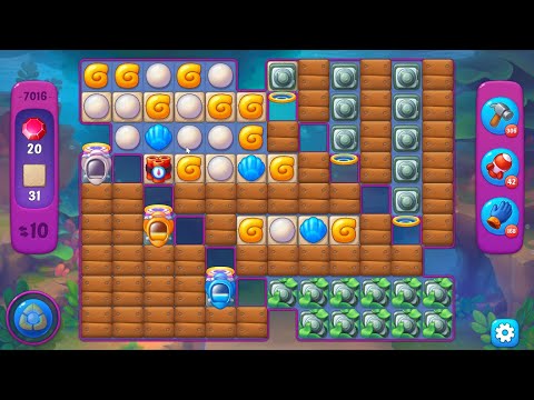 Fishdom 7016 Super Hard Level - 11 moves - NO BooSTERS