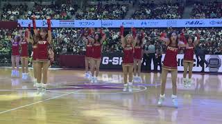 2024.12.15 川崎ブレイブサンダース　タケノコダンス1/2 #cheerleader