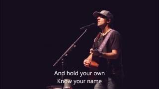 Jason Mraz &quot;Details in the Fabric&quot; (Lyrics on screen)