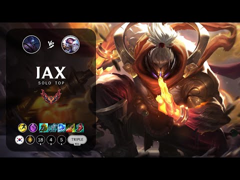 Jax Top vs Fiora - KR Grandmaster Patch 12.23