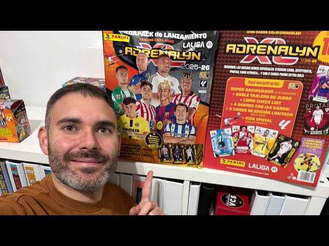 Vídeo relacionado con Panini Megapack de Lanzamiento ADRENALYN XL 2026 FIFA 365, Incluye Archivador, 4 Sobres (3 Cards de Edición Limitada), Guía Oficial, Tablero de Juego, Colección Oficial de Cromos, Cartas Colecciona