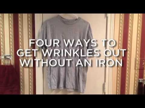 Wrinkled Shirt Fast Fix, No Iron Required! - YouTube
