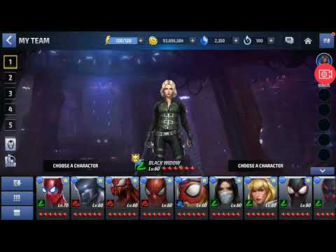 Shadowland Solo Black Widow vs. Sif Boss Relay Floor 3 Marvel Future Fight