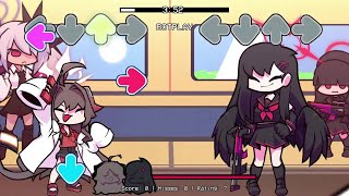 Cover art for electro train fnf