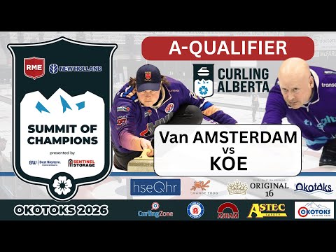 FEATURE: Evan Van Amsterdam vs Kevin Koe - A-QUALIFIER - RME New Holland Alberta Summit of Champions