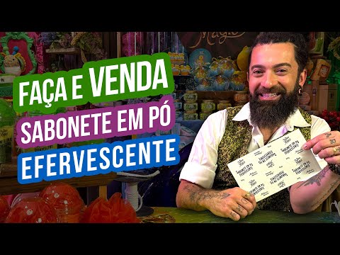 SABONETE EFERVESCENTE EM PÓ: COMO FAZER E VENDER COMÉSTICOS ARTESANAIS LUCRATIVOS