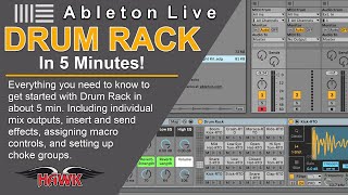 Video thumbnail for Ableton Live Drum Rack in 5 Minutes by Erik Hawk