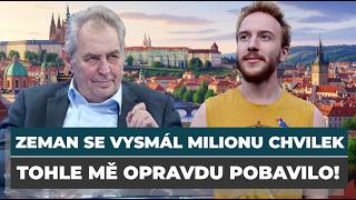 Zeman se vysmál Milionu chvilek: Tohle mě opravdu pobavilo!