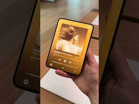 Apple Music looks incredible on iPhone Duo #iPhoneDuo #iPhone #iPhoneFold #FoldingiPhone