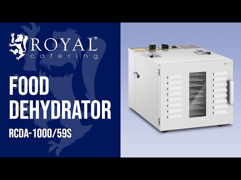 video - Food Dehydrator - 1,000 W - 10 racks