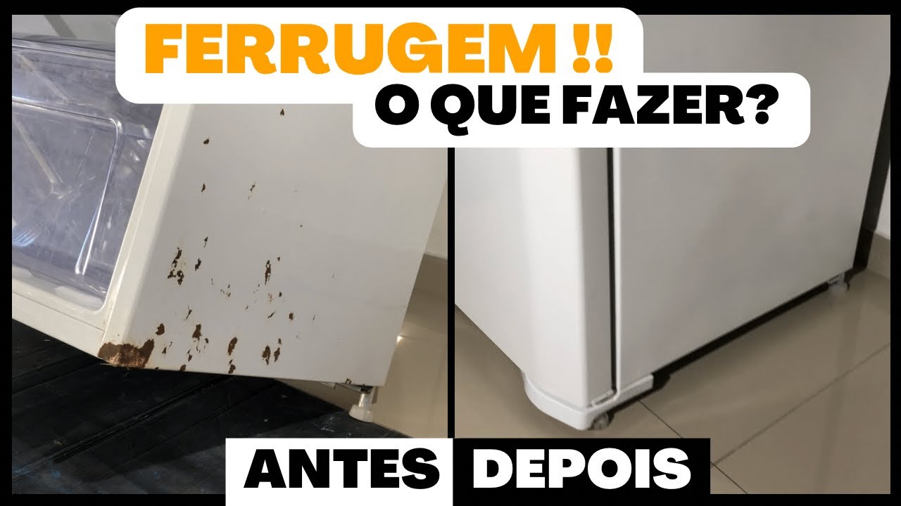 Como Consertar FERRUGEM na Geladeira EM CASA GASTANDO POUCO!