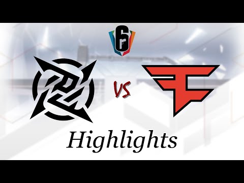 【神立ち回り】NiP vs FaZe Clan | Six Invitational 2021 ハイライト【R6S/レインボーシックス シージ】