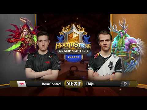 BoarControl vs Thijs - Group A Winner - Hearthstone Grandmasters Europe 2020 Season 1 - Week 1