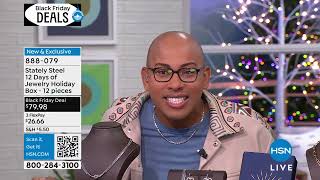 Download the video "Stately Steel 12 Days of Jewelry Holiday Box 12Piece Jew..."