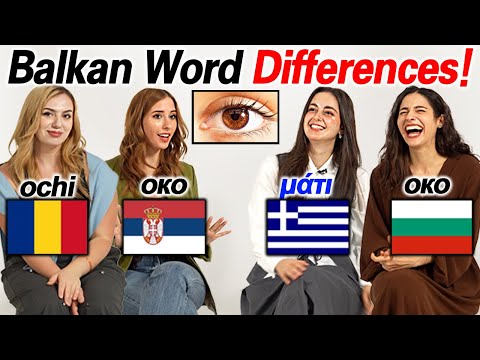 Word Differences Between 4 Balkan Countries! l Is Every Balkan Word From Greek?