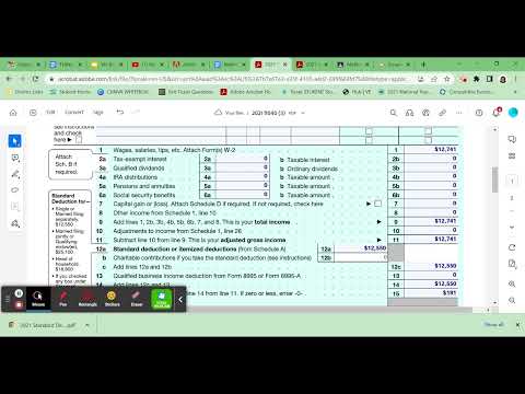 Melinda Flowers Tax Scenario
