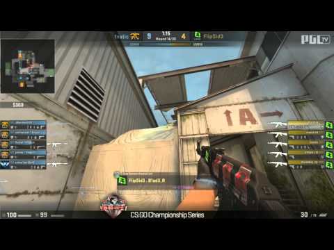 Fnatic vs FlipSid3 PGL CCS Blue Group Map 3 Cache