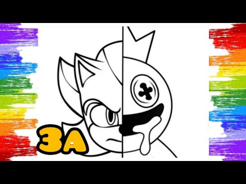 Sonic vs Rainbow Freinds Blue Coloring Pages/ Tobu-Candyland [NCS Release]