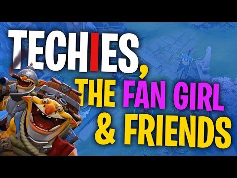 Techies, The Fan Girl & Friends - DotA 2 Full Match