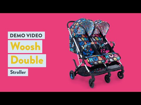 Cosatto Woosh Double Unicorn Land Dvīņu pastaigu Ratiņi