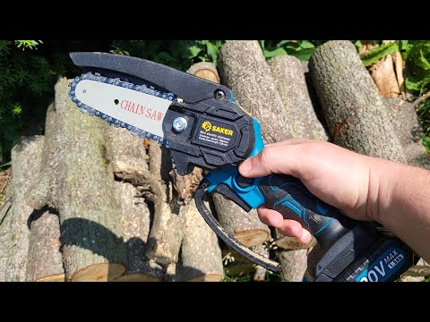 The Saker Mini Electric Chainsaw is AWESOME!
