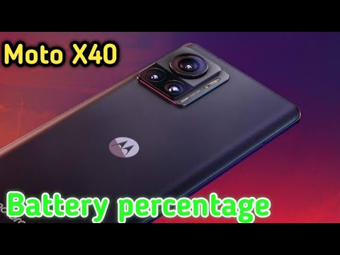 Show Battery Percentage, How To Show Battery Percentage Moto X40,Battery Percentage Show Kaise