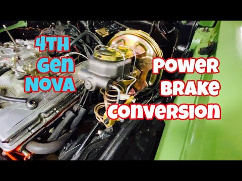 Power Brake Conversion on a 4th Gen Nova with 3rd Gen Parts
