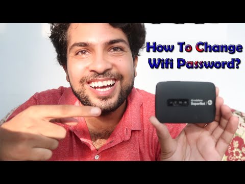 How to change wifi password of alcatel wifi hotspot dongle