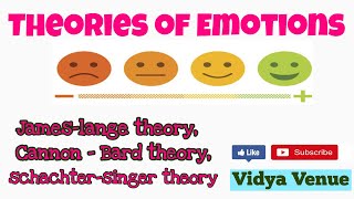 Theories of Emotions | Emotional Development | Vidya Venue