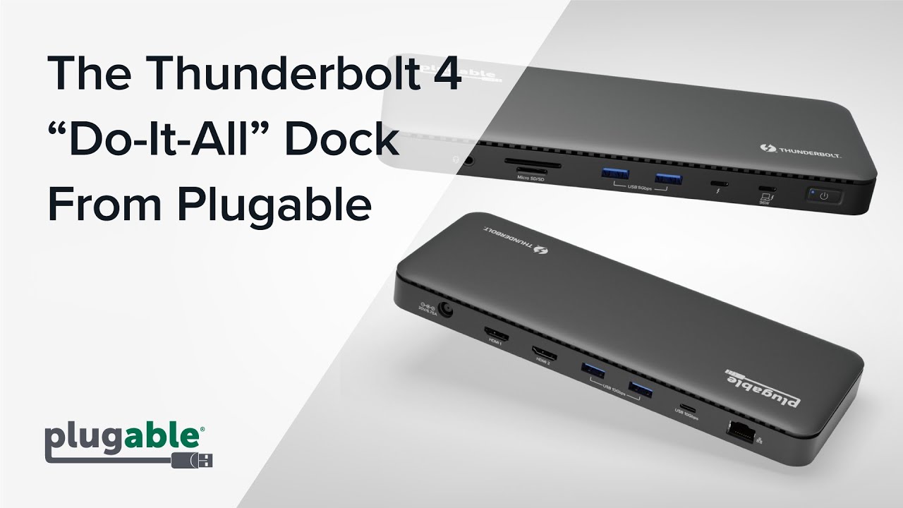 The Thunderbolt 4 "Do-It-All" Dock From Plugable