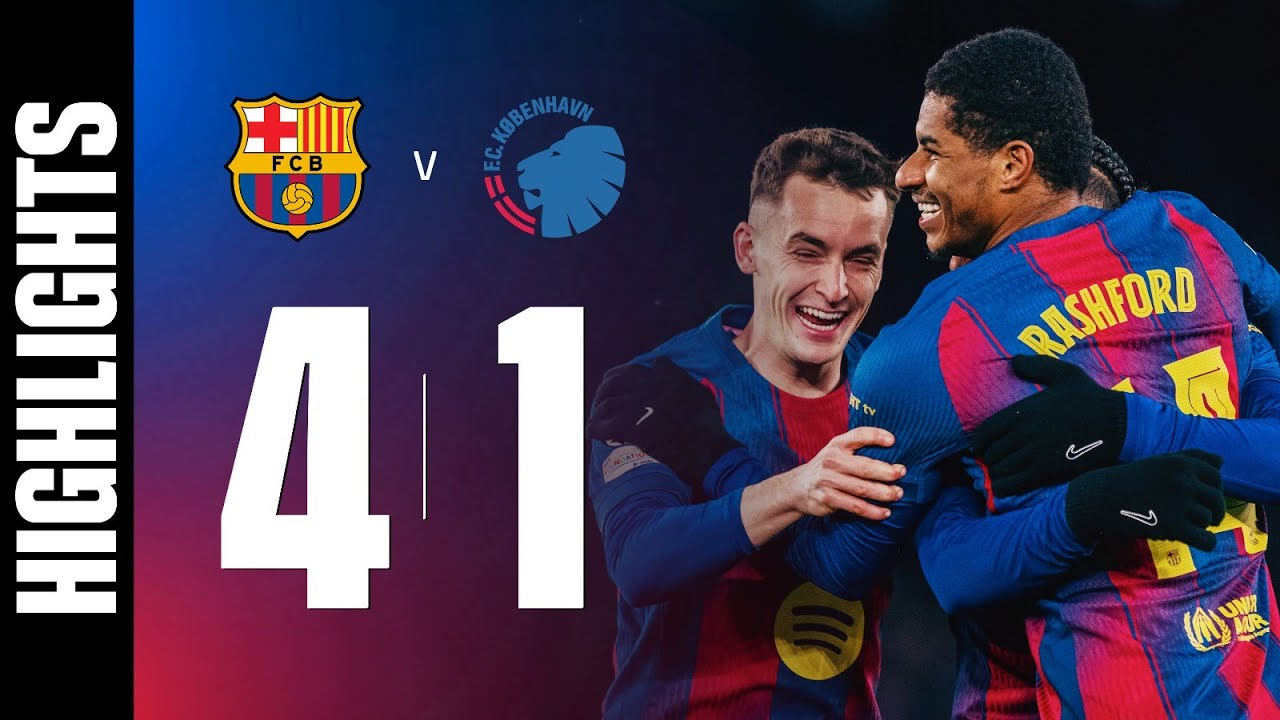 Barcelona vs København Highlights
