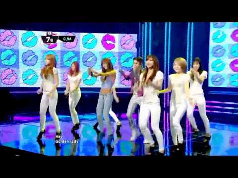 [130411] G.NA (지나) ft. Jung Il Hoon (정일훈) - Oops! (웁스!) @ MNet MCountdown