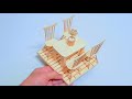 How To Make A Dining Table And Chair With Popsicle Stick Idea Of ​​making A Miniature Craft