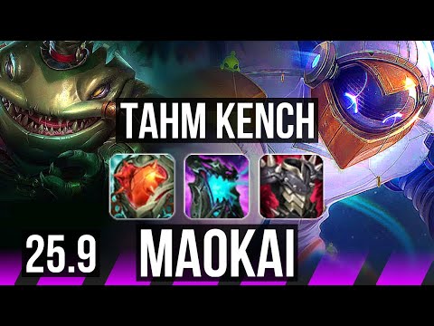 TAHM KENCH & Jhin vs MAOKAI & Kai'Sa (SUP) | 6/4/21 | EUW Diamond | 25.9