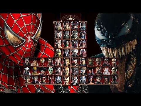 Mortal Kombat 9 - SPIDERMAN & VENOM MOD - Expert Tag Ladder - Gameplay @(1080p) - 60ᶠᵖˢ ✔