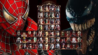 Mortal Kombat 9 - SPIDERMAN &amp; VENOM MOD - Expert Tag Ladder - Gameplay @(1080p) - 60ᶠᵖˢ ✔