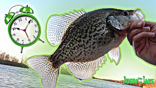 I Had TWO HOURS to Catch a Limit of BIG SLAB CRAPPIE from the BANK! CAN I DO IT???
