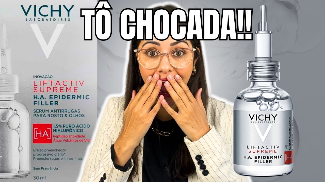 Segredos Revelados! Resenha Sérum Rejuvenescedor Vichy - Liftactiv Supreme H.A. Epidermic Filler!!